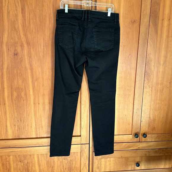 Kut from the Kloth Diana Skinny Black Jeans Pants 10 - Picture 2 of 6